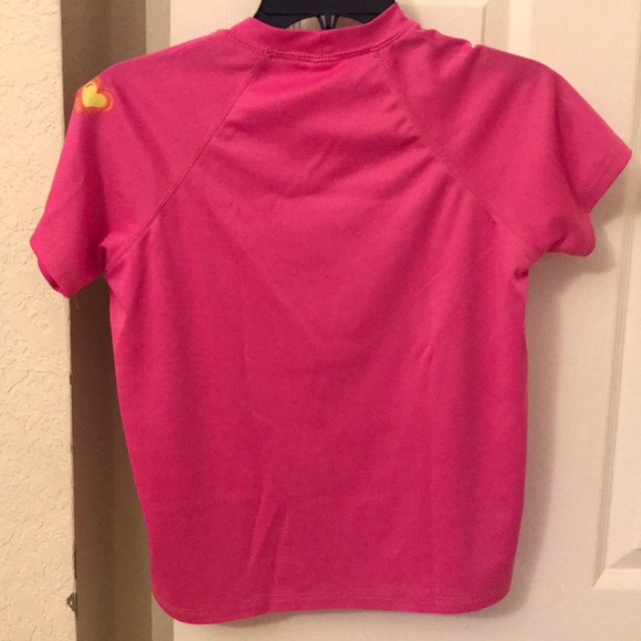 kids pink rash guard - Picture 2 of 4